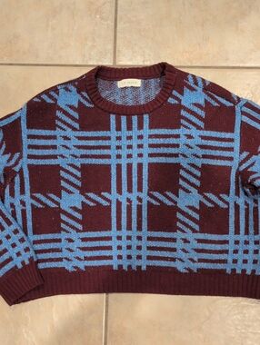 LA Hearts Cropped Sweater Size Medium
